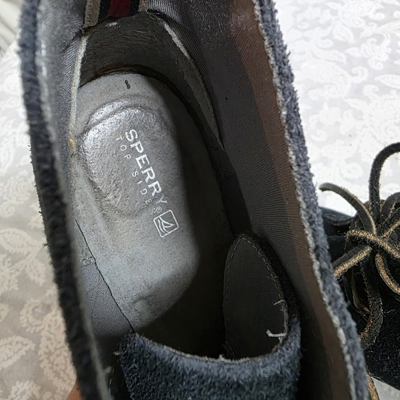 Sperry Top Sider Womens Black Wedges Size 7 - Picture 8 of 9